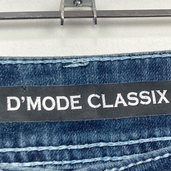 D’MODE CLASSIX Rhinestone Bling Low Rise Bootcut Jeans - Size 2 - Picture 6 of 12
